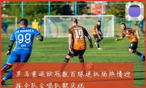 罗马重返欧冠数百球迷机场热情迎接全队合唱队歌庆祝